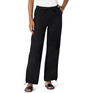 imageAmazon Essentials Womens MidRise Baggy LooseFit WideLeg Parachute PantsBlack