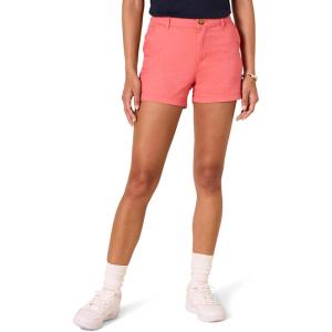 imageAmazon Essentials Womens MidRise SlimFit 35 Inch Inseam Khaki ShortCoral Pink