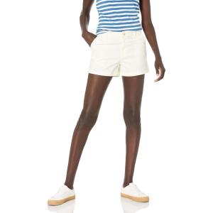 imageAmazon Essentials Womens MidRise SlimFit 35 Inch Inseam Khaki ShortCream