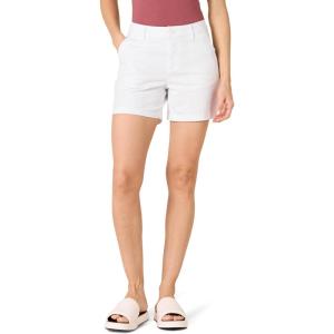 imageAmazon Essentials Womens MidRise SlimFit 5 Inch Inseam Khaki Short Available in Straight and Curvy FitsWhite