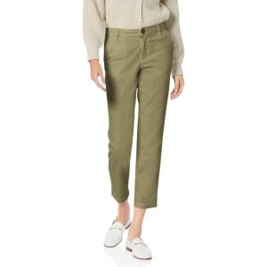 imageAmazon Essentials Womens MidRise SlimFit Stretchy Cropped Tapered Leg Khaki Dress Pants Available in Plus SizeWashed Olive