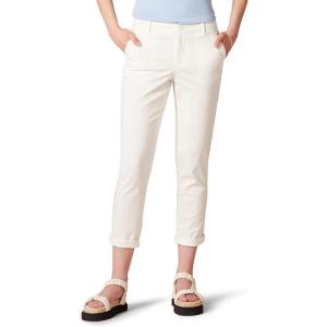 imageAmazon Essentials Womens MidRise SlimFit Stretchy Cropped Tapered Leg Khaki Dress Pants Available in Plus SizeWhite