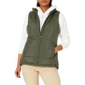imageAmazon Essentials Womens MidWeight Puffer VestOlive