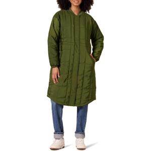 imageAmazon Essentials Womens Oversized Quilted Coat Available in Plus SizeDark Olive