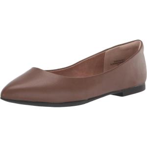 imageAmazon Essentials Womens PointedToe Ballet FlatChocolate