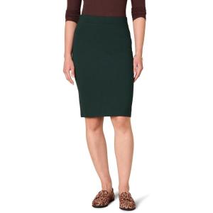 imageAmazon Essentials Womens Ponte PullOn Above The Knee Fitted Pencil SkirtDark Green