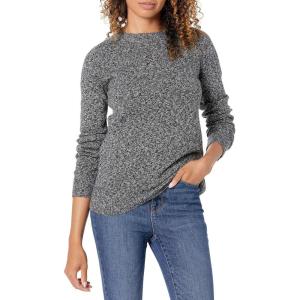 imageAmazon Essentials Womens RegularFit Soft Touch LongSleeve Crewneck SweaterCharcoal
