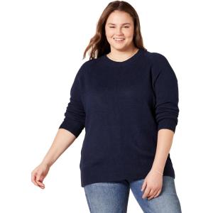 imageAmazon Essentials Womens RegularFit Soft Touch LongSleeve Crewneck SweaterNavy