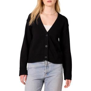 imageAmazon Essentials Womens Relaxed Fit VNeck Cropped CardiganBlack