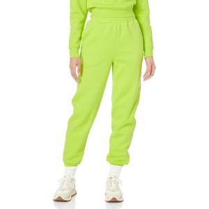 imageAmazon Essentials Womens Relaxed High Waist Joggers Available in Plus SizeLime Green