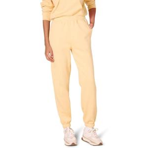 imageAmazon Essentials Womens Relaxed High Waist Joggers Available in Plus SizeWarm Yellow