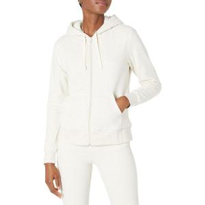 imageAmazon Essentials Womens SherpaLined Fleece FullZip Hooded Jacket Available in Plus SizeOatmeal Heather