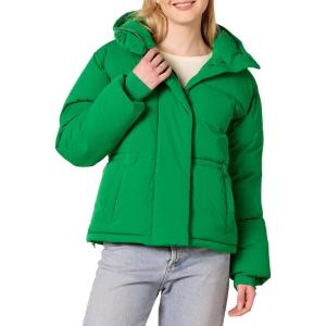 imageAmazon Essentials Womens Short Waisted Puffer Jacket Available in Plus SizeGreen