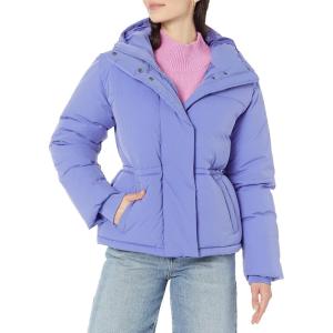 imageAmazon Essentials Womens Short Waisted Puffer Jacket Available in Plus SizePurple Blue