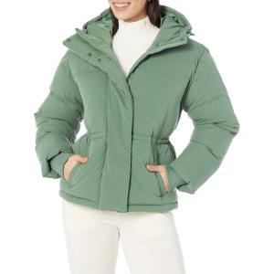 imageAmazon Essentials Womens Short Waisted Puffer Jacket Available in Plus SizeSage Green