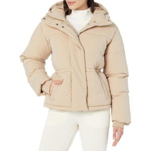 imageAmazon Essentials Womens Short Waisted Puffer Jacket Available in Plus SizeTan