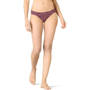 imageAmazon Essentials Womens Side Tab Bikini Swimsuit BottomBrick Red Leopard