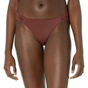 imageAmazon Essentials Womens Side Tab Bikini Swimsuit BottomDeep Brown
