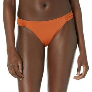 imageAmazon Essentials Womens Side Tab Bikini Swimsuit BottomTerracotta