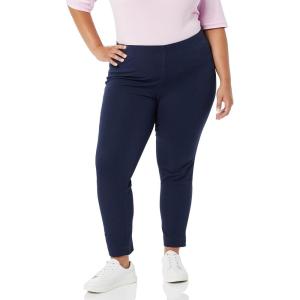 imageAmazon Essentials Womens SlimFit BiStretch Side Zip Ankle PantNavy
