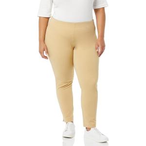 imageAmazon Essentials Womens SlimFit BiStretch Side Zip Ankle PantTan