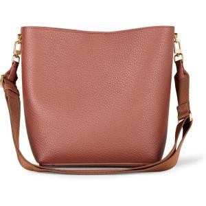 imageAmazon Essentials Womens Soft Bucket Bag with Minimalist DesignDark Brown