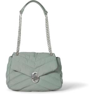 imageAmazon Essentials Womens Soft Quilted Flap BagGrey Nylon