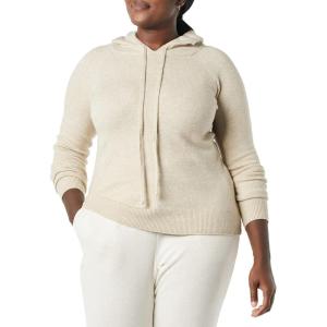 imageAmazon Essentials Womens Soft Touch Hooded Pullover SweaterBeige