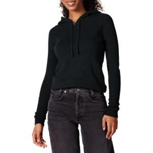 imageAmazon Essentials Womens Soft Touch Hooded Pullover SweaterBlack