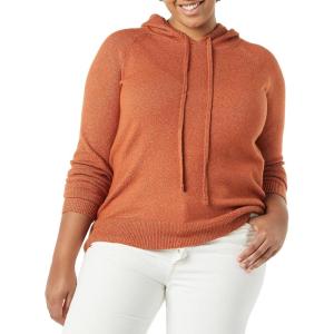 imageAmazon Essentials Womens Soft Touch Hooded Pullover SweaterCaramel