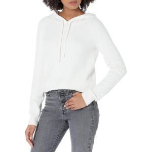 imageAmazon Essentials Womens Soft Touch Hooded Pullover SweaterEggshell White