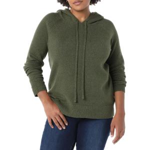 imageAmazon Essentials Womens Soft Touch Hooded Pullover SweaterOlive