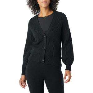 imageAmazon Essentials Womens Soft Touch Ribbed Blouson CardiganBlack