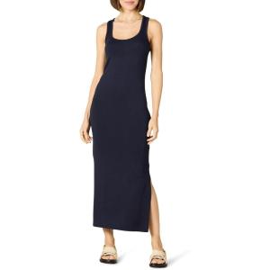 imageAmazon Essentials Womens Supersoft Terry Racerback Maxi Dress Previously Daily RitualNavy