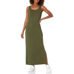 imageAmazon Essentials Womens Supersoft Terry Racerback Maxi Dress Previously Daily RitualOlive