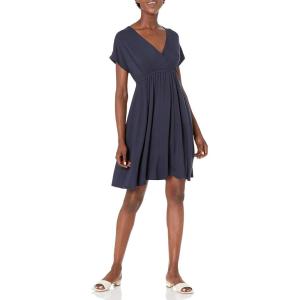 imageAmazon Essentials Womens Surplice Dress Available in Plus SizeNavy
