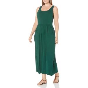 imageAmazon Essentials Womens Tank Waisted Maxi Dress Available in Plus SizeJade Green