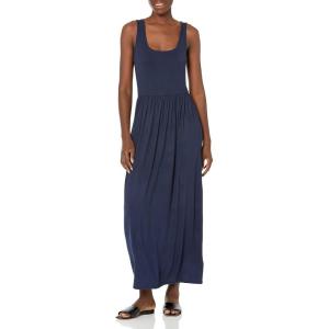 imageAmazon Essentials Womens Tank Waisted Maxi Dress Available in Plus SizeNavy
