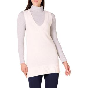 imageAmazon Essentials Womens Ultra Soft Sweater Vest Previously Daily RitualIvory