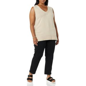 imageAmazon Essentials Womens Ultra Soft Sweater Vest Previously Daily RitualTaupe