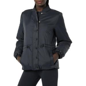 imageAmazon Essentials Womens Waist Padded Bomber JacketBlack