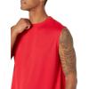 imageAmazon Essentials Mens Active Performance Tech Muscle Tank Pack of 2BlackRed