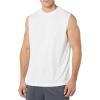 imageAmazon Essentials Mens Active Performance Tech Muscle Tank Pack of 2BurgundyWhite