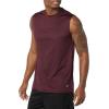 imageAmazon Essentials Mens Active Performance Tech Muscle Tank Pack of 2BurgundyWhite