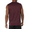 imageAmazon Essentials Mens Active Performance Tech Muscle Tank Pack of 2BurgundyWhite