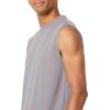 imageAmazon Essentials Mens Active Performance Tech Muscle Tank Pack of 2Medium GreyRoyal Blue