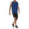 imageAmazon Essentials Mens Active Performance Tech Muscle Tank Pack of 2NavyWhite