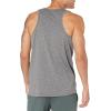 imageAmazon Essentials Mens Active Quick Dry Tech Stretch Lightweight Gym Tank TopBlack Heather