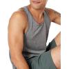 imageAmazon Essentials Mens Active Quick Dry Tech Stretch Lightweight Gym Tank TopBlack Heather