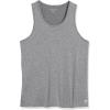imageAmazon Essentials Mens Active Quick Dry Tech Stretch Lightweight Gym Tank TopBlack Heather